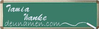 Tamia Wanke Visitenkarte
